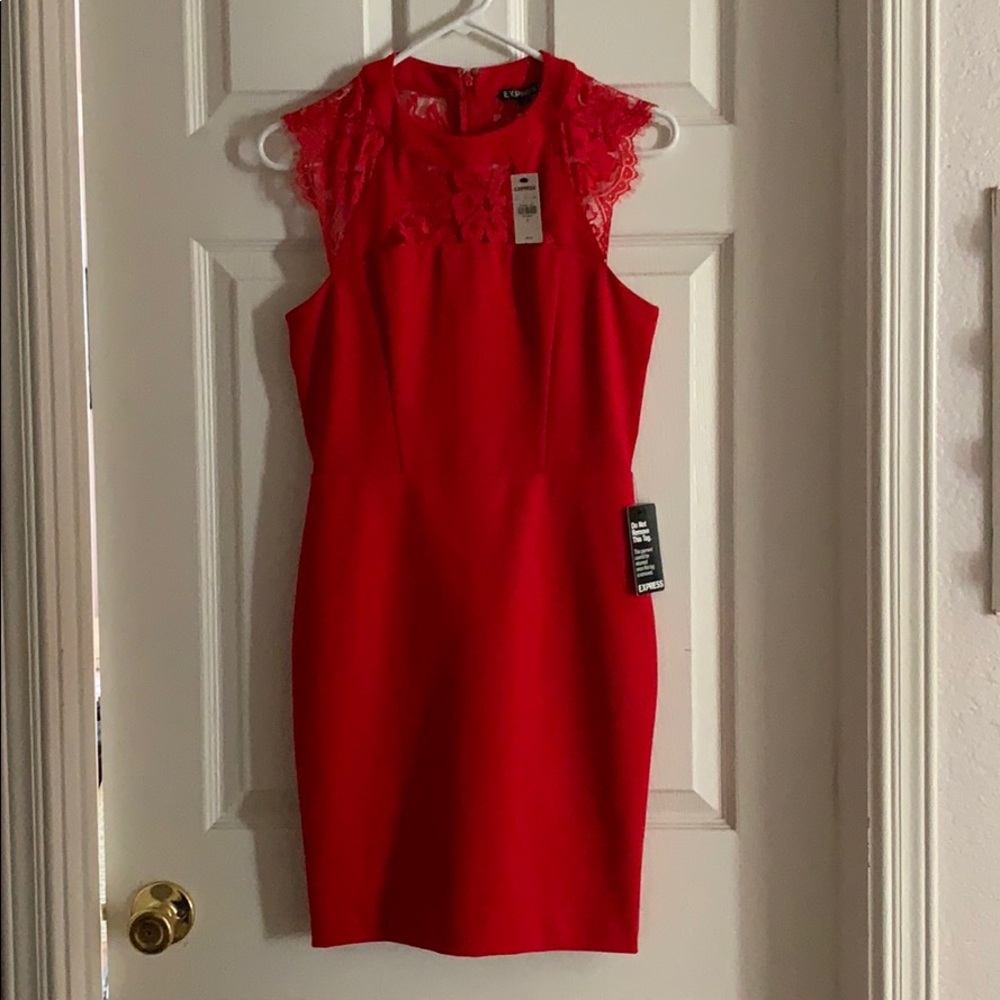 Express little red dress! New with tags!